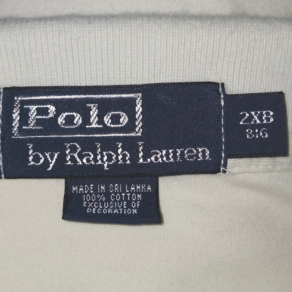 Polo Ralph Lauren Polo Shirt Men 2XB Beige Short Sleeve Pony 2-Button Cotton - Picture 7 of 9